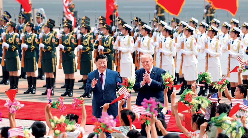 习近平同美国总统特朗普会谈