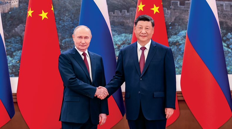习近平同俄罗斯总统普京会谈